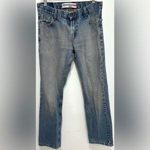 Levi’s Denizen 281 100% Cotton straight fit jeans in Acid Blue Wash Size 33 x 33